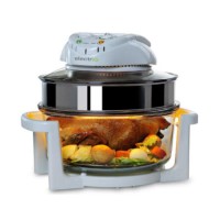 GRADE A1 - As new but box opened - ElectriQ 17 Litre Premium Halogen Oven and full Accessories pack - HOV17