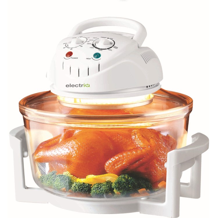 GRADE A1 - As new but box opened - ElectriQ 17 Litre Premium Halogen Oven and full Accessories pack - HOV17