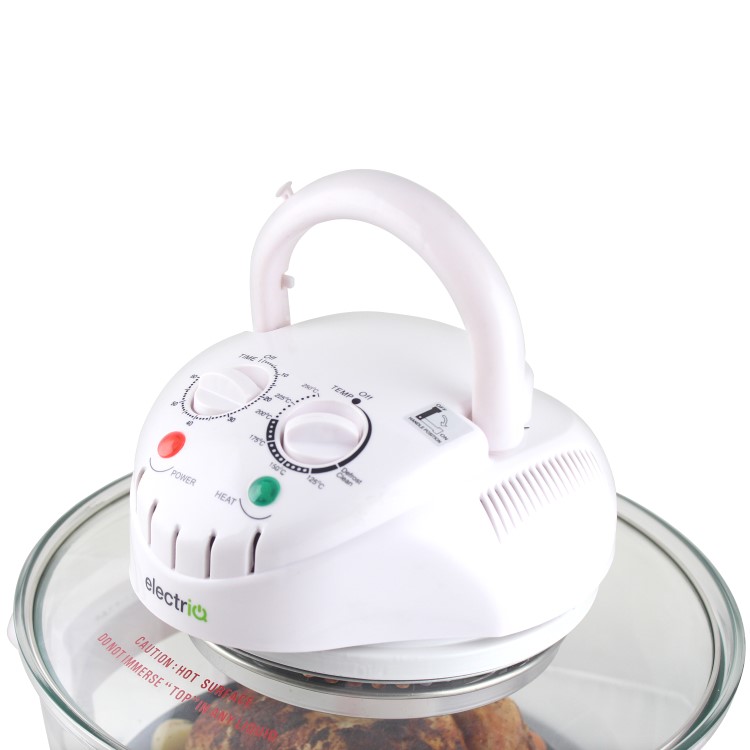 GRADE A1 - ElectriQ 17 Litre Premium Halogen Oven and full Accessories pack