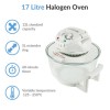 electriQ 17 Litre Premium Halogen Oven with Full Accessories Pack