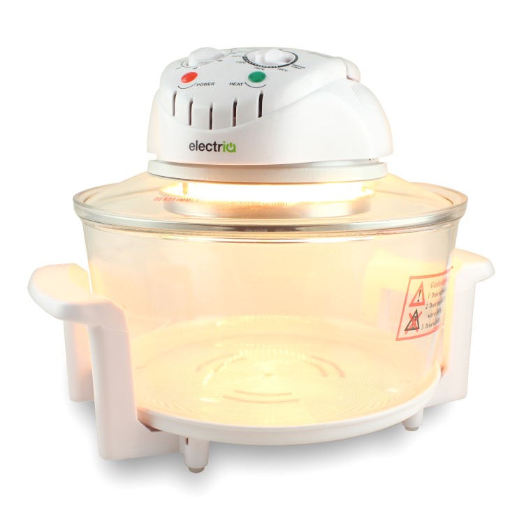 GRADE A1 - ElectriQ 17 Litre Premium Halogen Oven and full Accessories pack