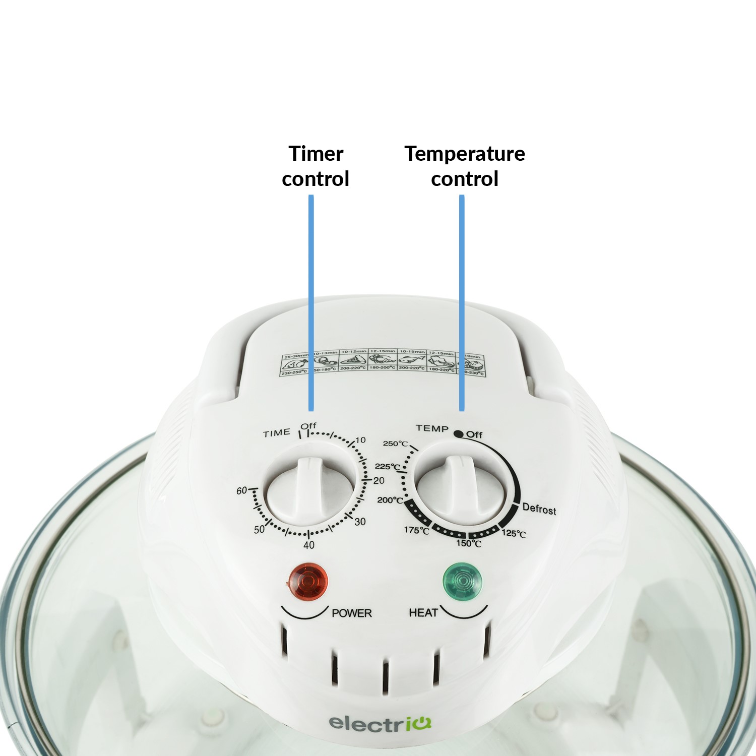 Electriq 17 Litre Premium Halogen Oven With Full Accessories Pack Hov17 Appliances Direct