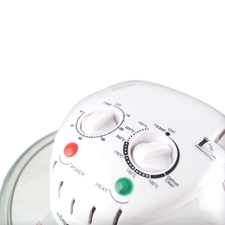 GRADE A1 - ElectriQ 17 Litre Premium Halogen Oven and full Accessories pack