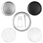 GRADE A1 - ElectriQ 17 Litre Premium Halogen Oven and full Accessories pack
