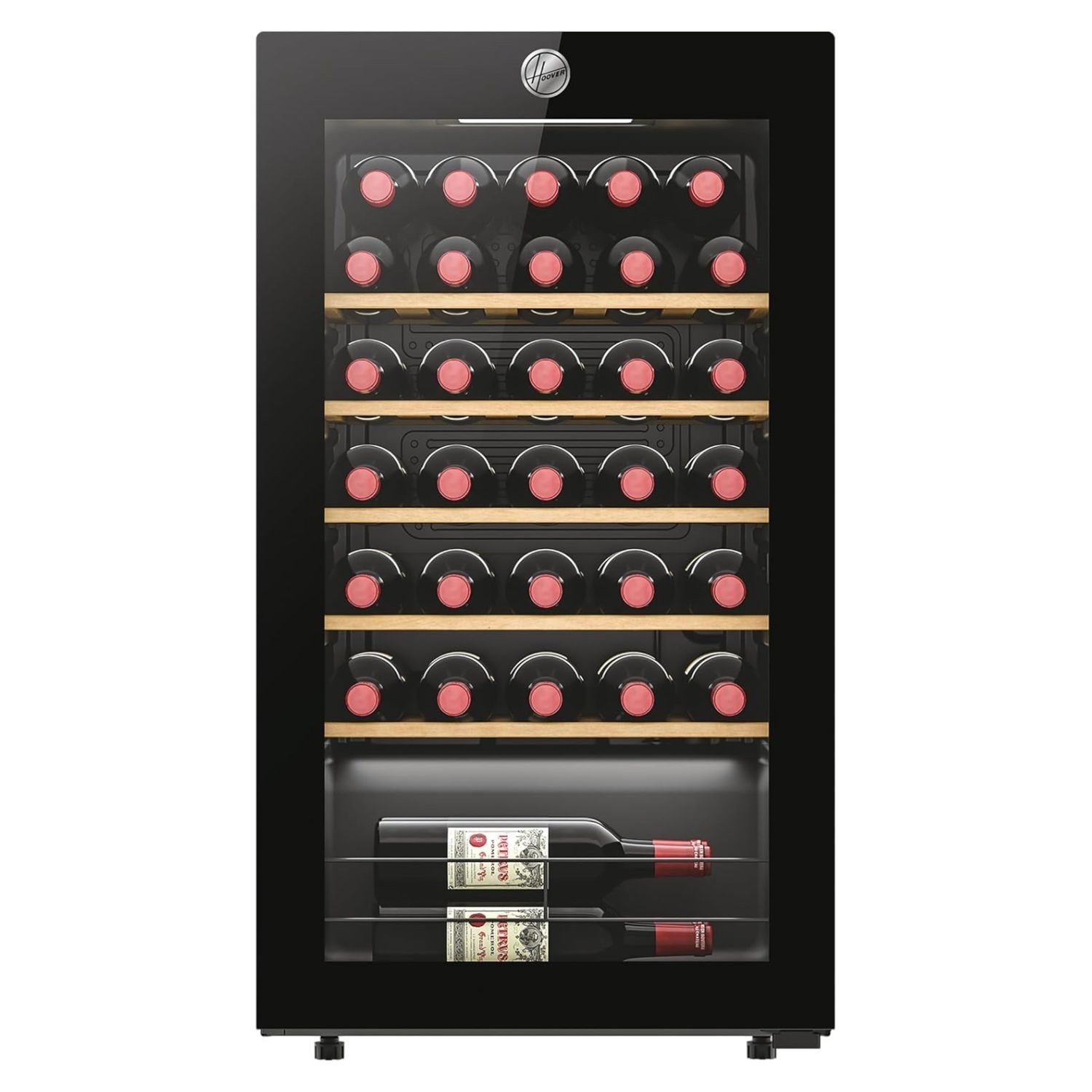 34 Bottle Capacity Single Zone Freestanding Wine Cooler