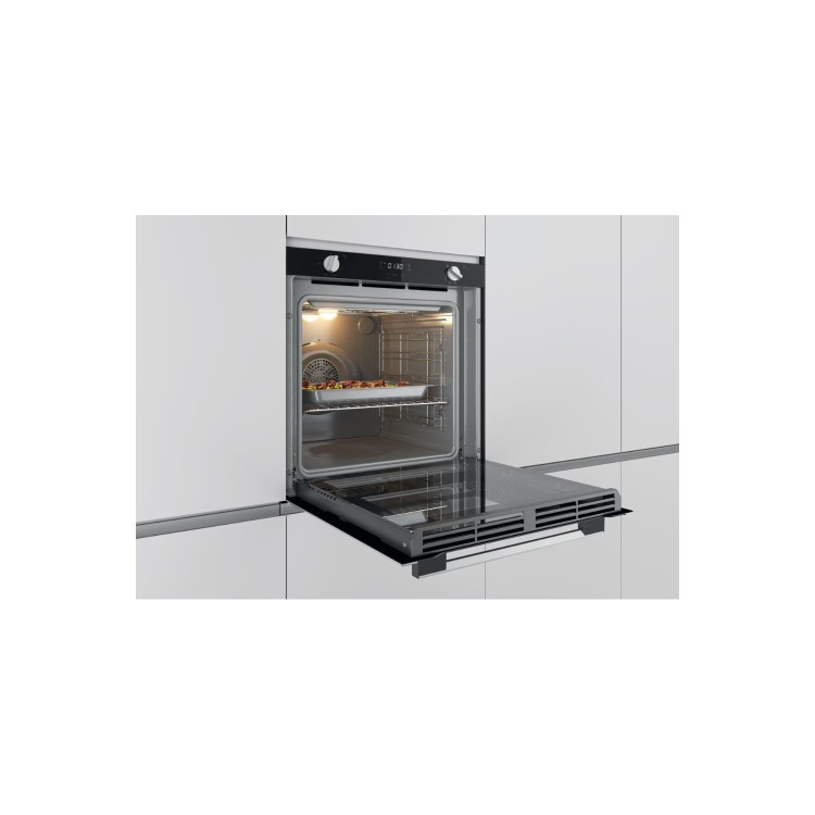 Hoover Electric Single Oven with Catalytic Cleaning - Black