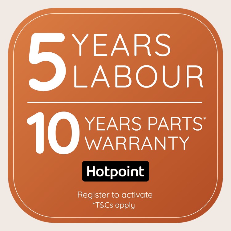 Refurbished Hotpoint FabricCare 10kg 1400rpm Washing Machine - White