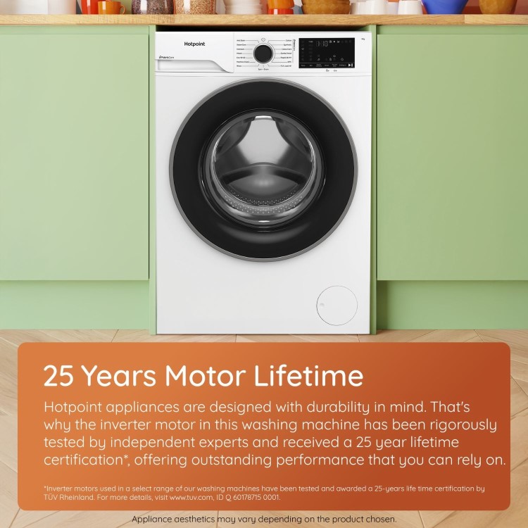 Hotpoint FabricCare 10kg 1400rpm Washing Machine - Graphite