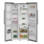 Refurbished Hotpoint HPG2 6583W XP4UK Dual No Frost American Fridge Freezer with FreshShield - Stainless Steel