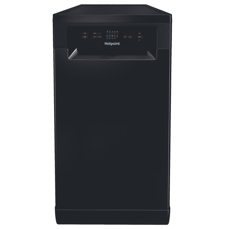 Refurbished Hotpoint HP2FE10CS90BUK 10 Place Slimline Freestanding Dishwasher