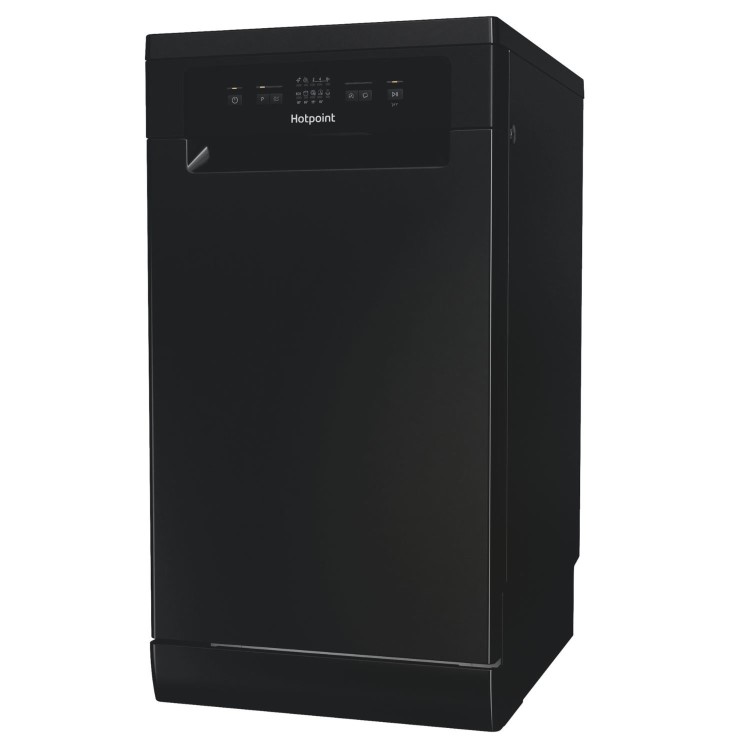 Refurbished Hotpoint HP2FE10CS90BUK 10 Place Slimline Freestanding Dishwasher
