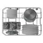 Refurbished Hotpoint HP2FE10CS90BUK 10 Place Slimline Freestanding Dishwasher