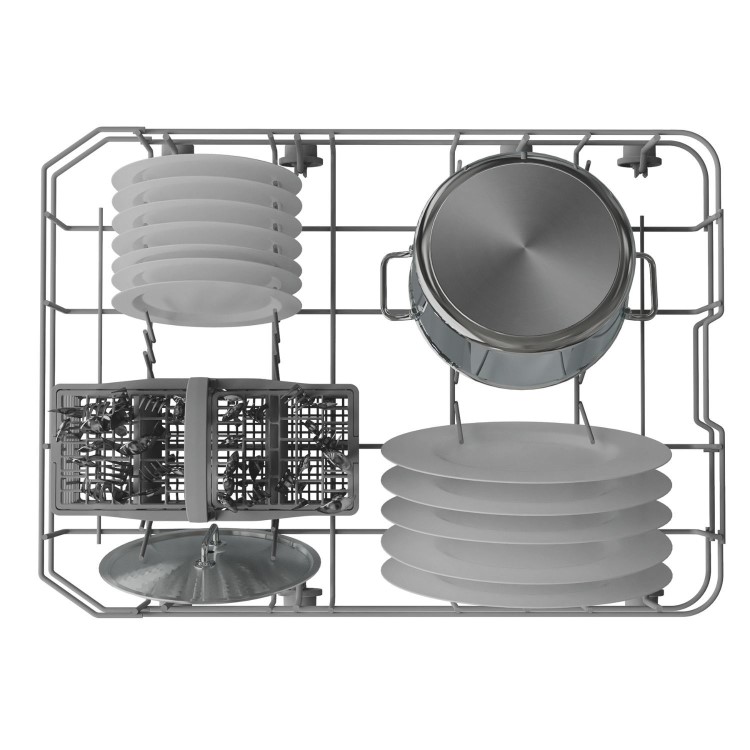 Refurbished Hotpoint HP2FE10CS90BUK 10 Place Slimline Freestanding Dishwasher