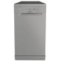 Refurbished Hotpoint Freestanding Slimline Dishwasher - Silver Quick wash Adjustable baskets