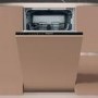 Hotpoint Slimline Integrated Dishwasher - ActiveDry Black Control Panel
