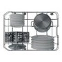 Hotpoint Slimline Integrated Dishwasher - ActiveDry Black Control Panel