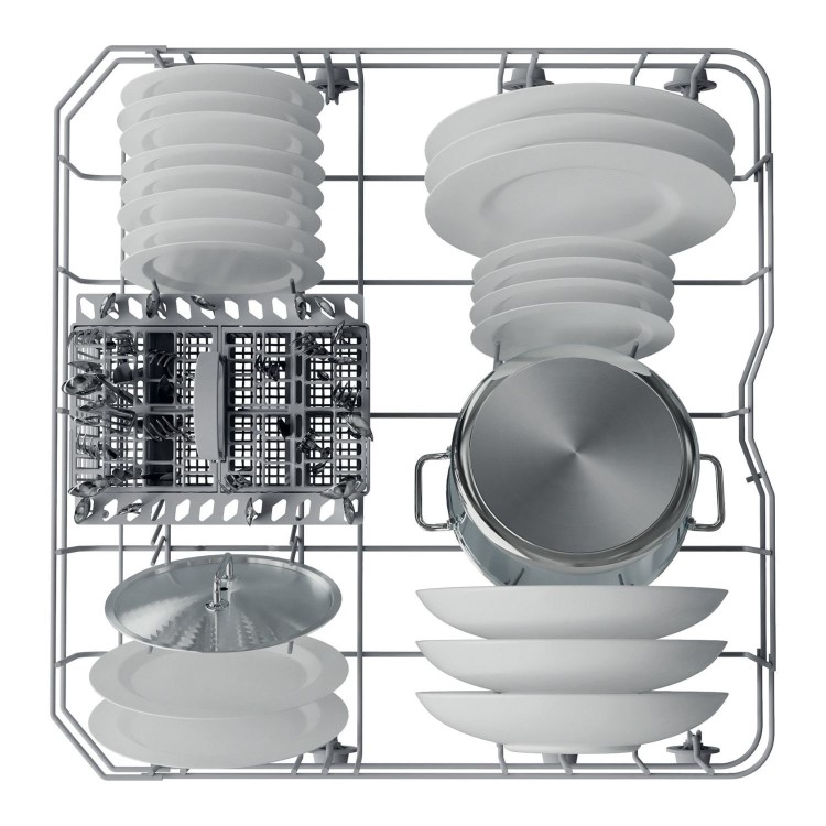 Hotpoint ActiveDry Integrated Dishwasher - Black Control Panel