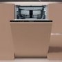 Hotpoint ActiveDry Integrated Slimline Dishwasher - Black control panel