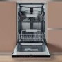 Hotpoint ActiveDry Integrated Slimline Dishwasher - Black control panel