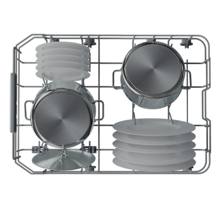 Hotpoint ActiveDry Integrated Slimline Dishwasher - Black control panel