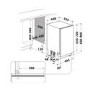 Hotpoint ActiveDry Integrated Slimline Dishwasher - Black control panel