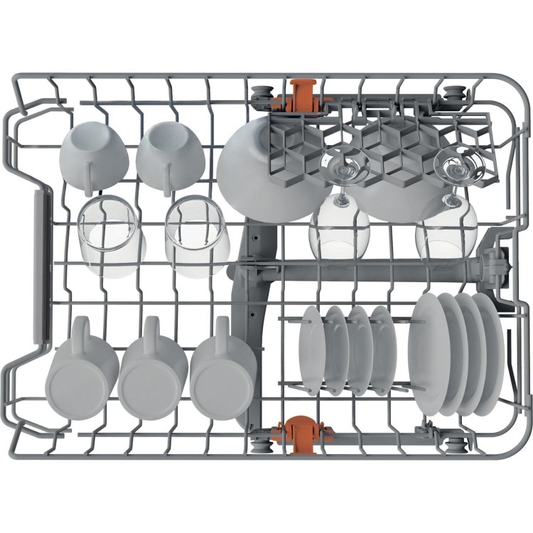 Hotpoint Integrated Slimline Dishwasher - Black Eco Programme