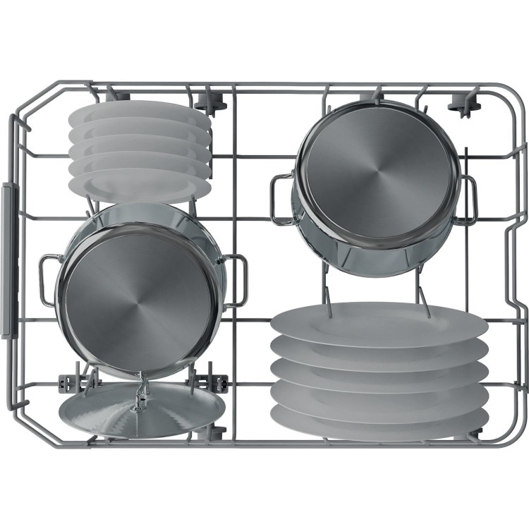 Hotpoint Integrated Slimline Dishwasher - Black Eco Programme