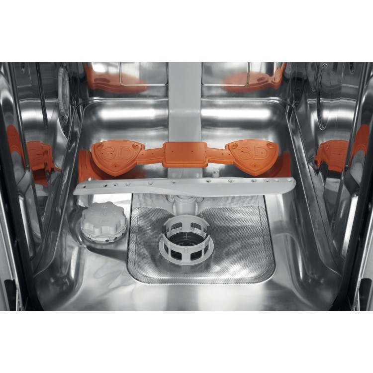Hotpoint Integrated Slimline Dishwasher - Black Eco Programme