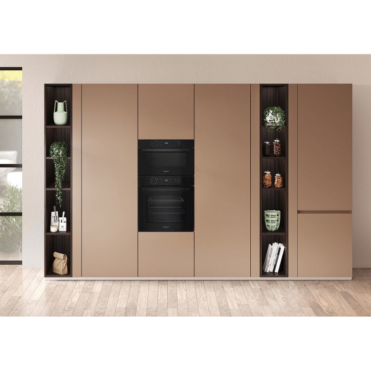 Hotpoint Class 2 Built-In Microwave & Grill - Black
