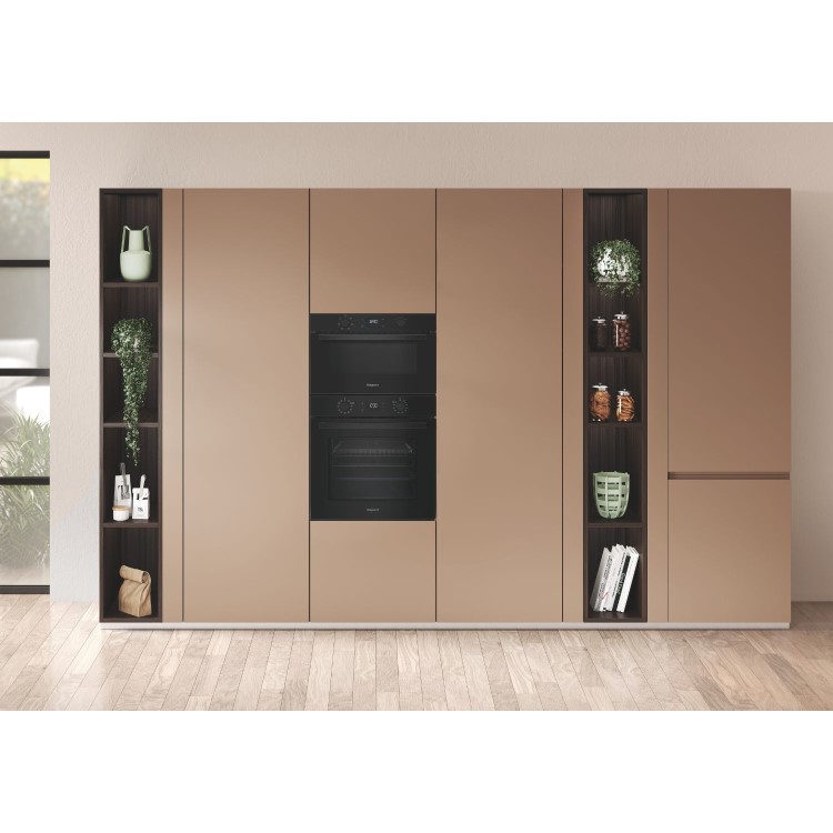 Hotpoint Class 2 Built-In Microwave & Grill - Black