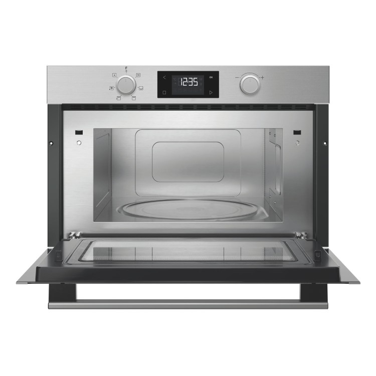 Hotpoint Built-In Microwave and Grill - Stainless Steel