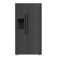 Hotpoint 571 Litre Side By Side American Fridge Freezer - Inox
