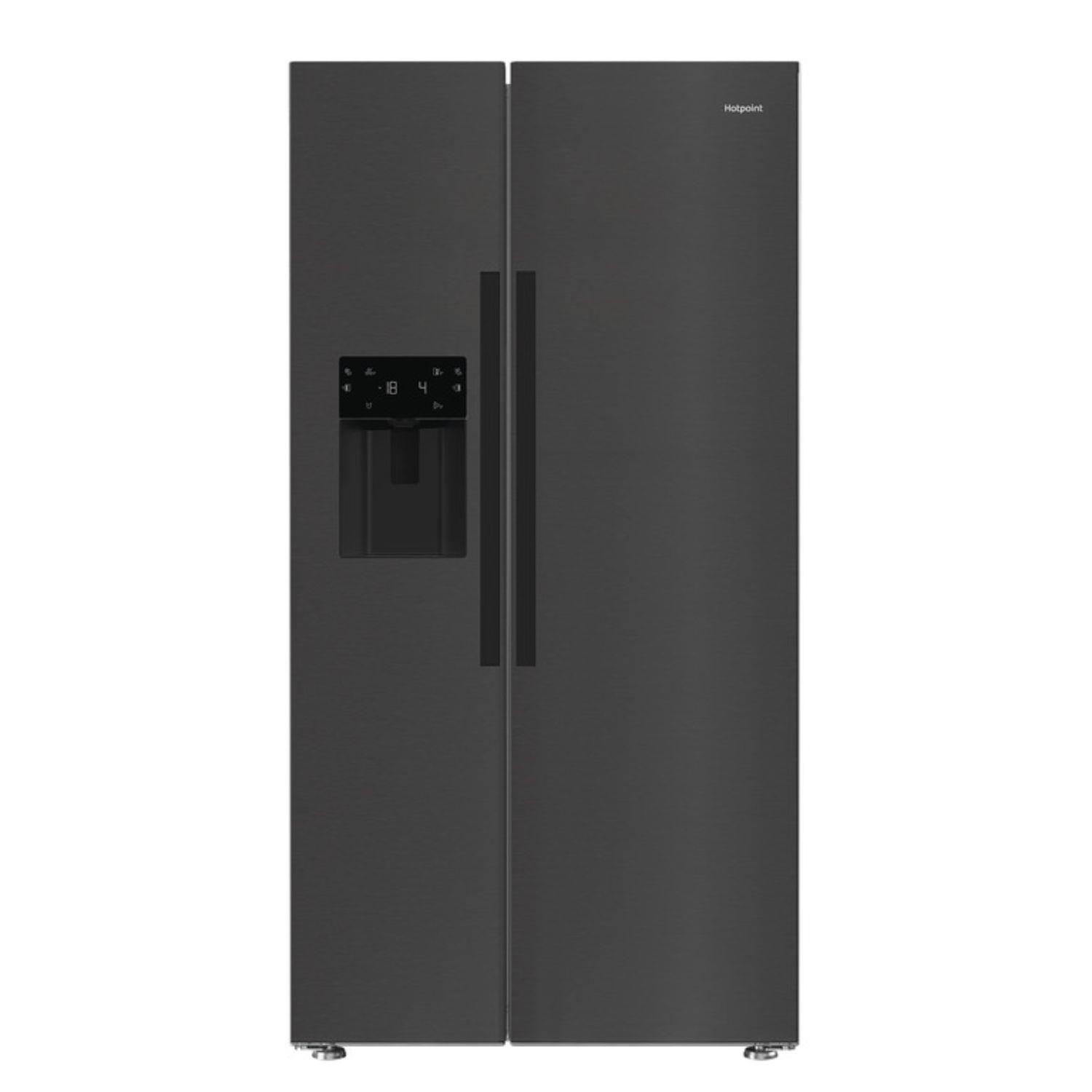 Hotpoint HPG26574WXBR American Fridge Freezer in Black with Ice Water