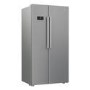 Hotpoint 593 Litre Side-By-Side American Fridge Freezer - Stainless Steel