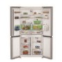 Hotpoint 572 Litre Four Door American Fridge Freezer - Inox