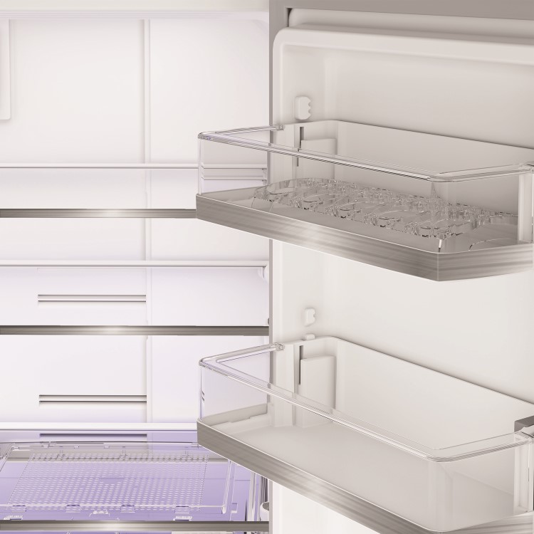 Hotpoint 572 Litre Four Door American Fridge Freezer - Inox