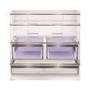 Hotpoint 565 Litre Four Door American Fridge Freezer - Dark Inox