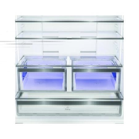 Hotpoint 565 Litre Four Door American Fridge Freezer - Dark Inox