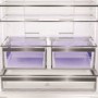 GRADE A2 - Hotpoint 565 Litre Four Door American Fridge Freezer - Dark Inox
