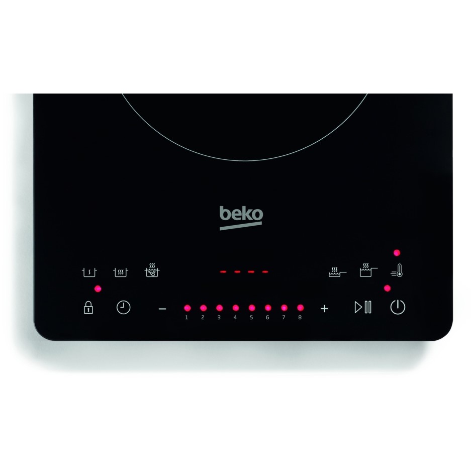 Beko One Zone Portable Induction Hob Black HPI214B Appliances Direct