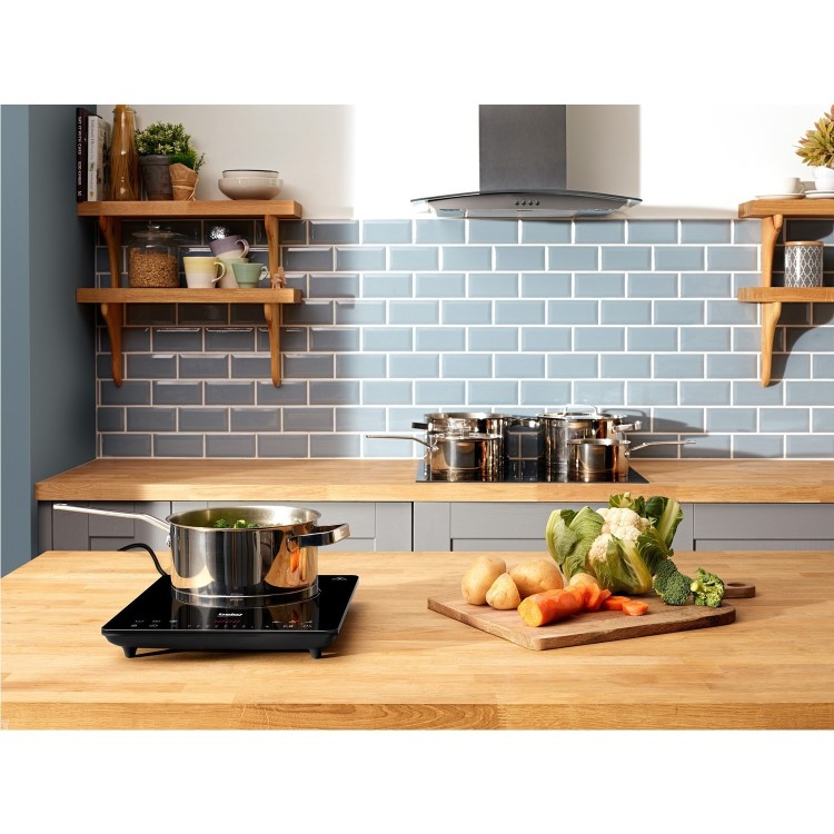GRADE A1 - Beko One Zone Portable Induction Hob - Black