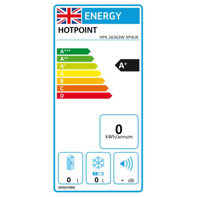 Hotpoint 316 Litre 60/40 Freestanding Fridge Freezer - Inox