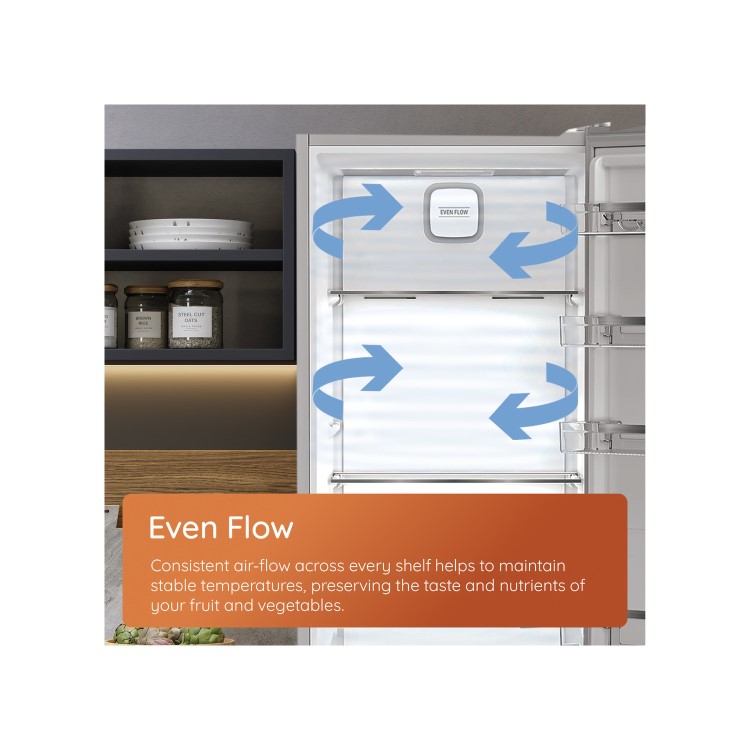 Hotpoint 316 Litre 60/40 Freestanding Fridge Freezer - Inox