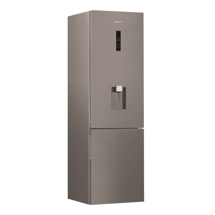 Hotpoint 355 Litre 70/30 Freestanding Fridge Freezer - Dark Inox