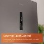 Hotpoint 415 Litre 70/30 Freestanding Fridge Freezer - Brushed Steel