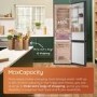 Hotpoint 415 Litre 70/30 Freestanding Fridge Freezer - Brushed Steel
