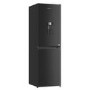 Hotpoint 244 Litre 50/50 Freestanding Fridge Freezer - Black Steel