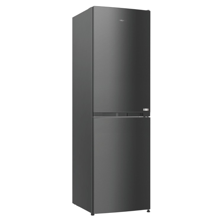 Hotpoint 246 Litre 50/50 Freestanding Fridge Freezer - Black Steel