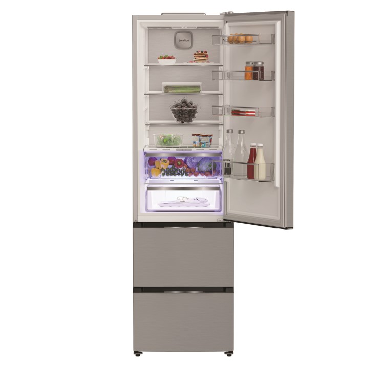Hotpoint 357 Litre 70/30 Freestanding Fridge Freezer - Inox