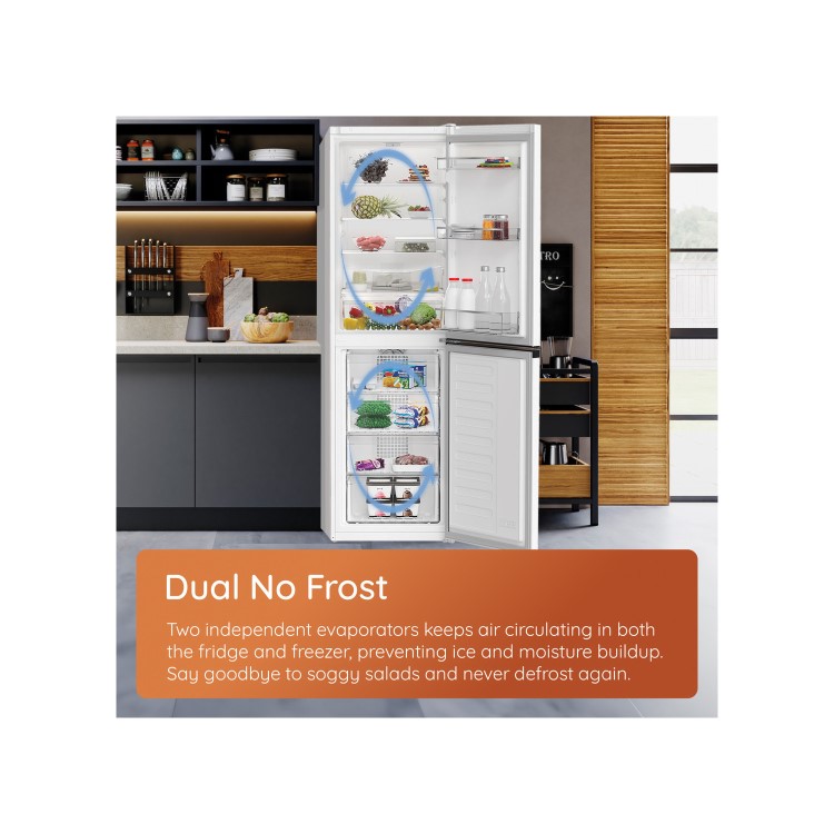 Hotpoint 316 Litre 60/40 Freestanding Fridge Freezer - White